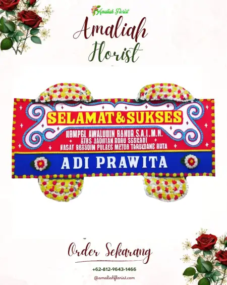 Papan Bunga Ucapan Selamat Samsam