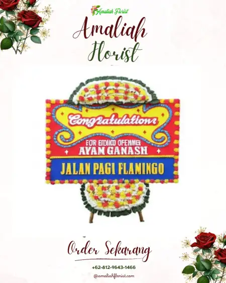Sewa Papan Bunga Samsam